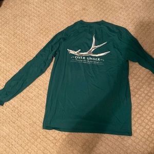 Over under Men’s cotton long sleeve tee shirt